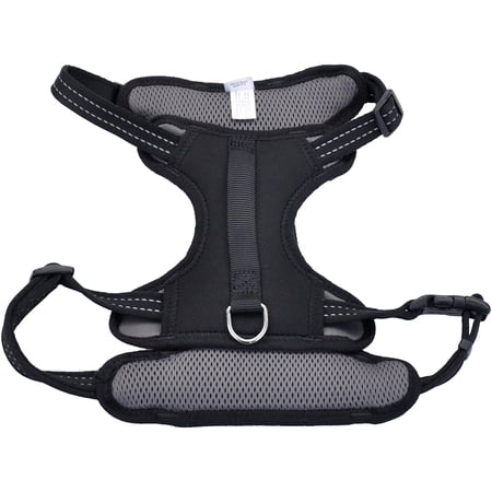 Coastal Reflective Control Handle Harness-Black Large