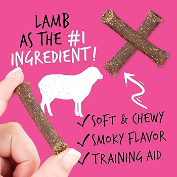 Ultimates Jerky Mini Sticks, Grain-Free Lamb Dog Treats, 7 oz