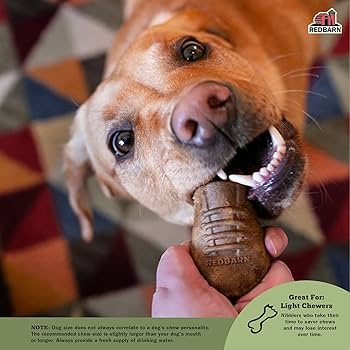 Redbarn Chew-A-Bulls Shoe Dental Dog Treat, Large, Single