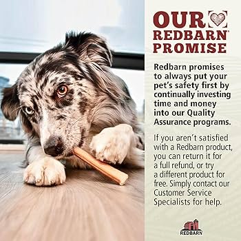 Redbarn Collagen Stick - Small 6 Inch Dog Treat, All Natural Beef Chew