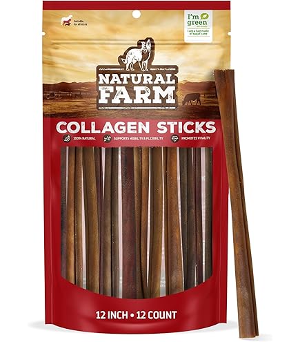 Barkworthies 12" Collagen Cheeze Stick for Dogs - Beef Collagen Wrapped with Cheese - Dog Chew Treat (25 Count)