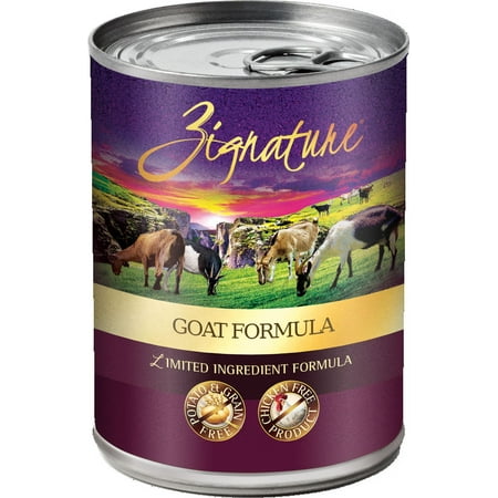 Zignature Goat Formula Dog Food 12/13oz Cans