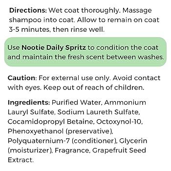 Nootie Dog Shampoo Coconut Lime Verbena 1 Gallon