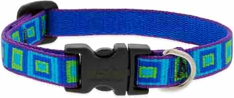 LupinePet Originals Sea Glass Dog Collar 1/2" Wide, Adjustable 10-16"