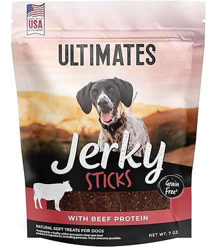 Ultimates Jerky Mini Strips Chicken Dog Treats, 7 oz