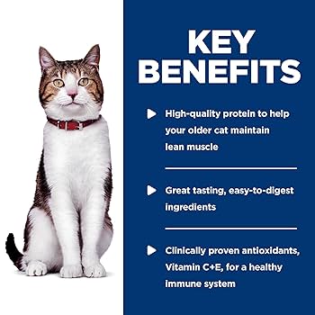 Hill's Science Diet Adult 7+ Senior Tuna Stew Wet Cat Food, 2.8oz Pouch, 24 Pack