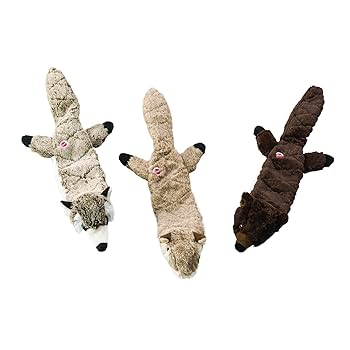 Ethical Pet SPOT Skinneeez Extreme Quilted Squirrel Dog Toy - 23 Inch, Stuffing-Free, Durable Plush