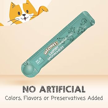 MEOWEE! Savory Spoonables Cat Treats - Duck, Beef & Rabbit Flavor, 8 Count