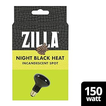 Zilla Night Black Heat Spot Bulb - 150 Watts - Reptile Incandescent