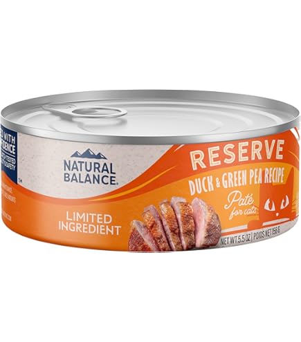 Natural Balance LID Duck & Green Pea Wet Cat Food, 5.5 oz Can