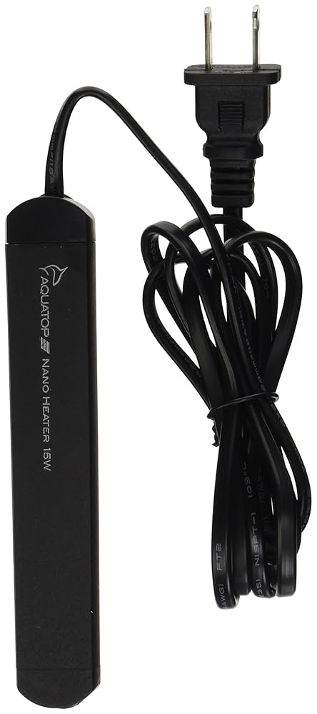 Aquatop Nano Aquarium Heater - 15 Watt, 2.6-4 Gallon Preset 77°F Submersible Heater