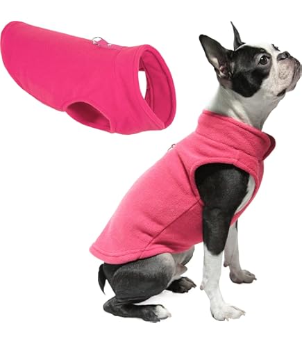 Gooby Half Stretch Fleece Vest Dog Sweater Honey Mustard XS
