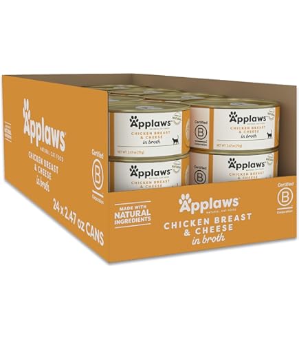 Applaws Chicken Breast with Cheese Canned Cat Food Topper - 2.47 oz Can