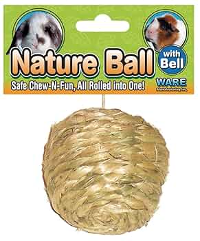 Ware Nature Ball - Sisal Small Animal Toy with Bell