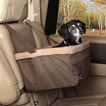 Solvit Tagalong/Happy Ride Dog Booster Seat - Large - Brown - Up to 18 lbs