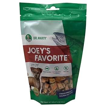 Dr. Marty Joey's Favorite Freeze Dried Salmon Dog Treats - 4 oz