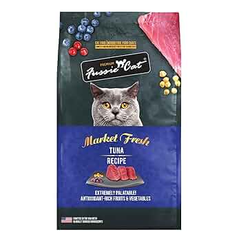 Fussie Cat Market Fresh Tuna Formula Dry Cat Food 10lb
