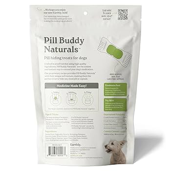 Pill Buddy Naturals PB & Apple Dog Treats - Pill Hiding, 90 Count