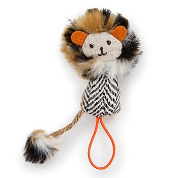 Petlinks Safari HappyNip Lion Launcher Cat Toy - Silvervine & Catnip Filled