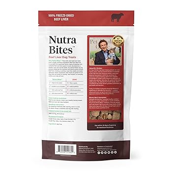 Ultimate Pet Nutrition Nutra Bites Freeze Dried Beef Liver Dog Treats - 4 oz