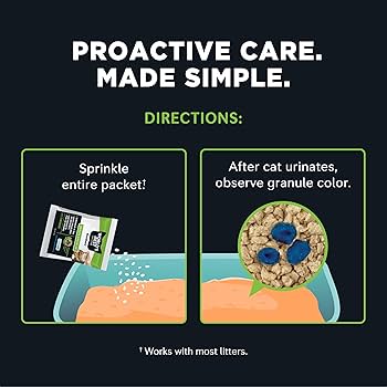 World's Best Cat Litter Boosters Health Check-In - Litter Additive, UTI Monitoring, Vet Approved, 12g