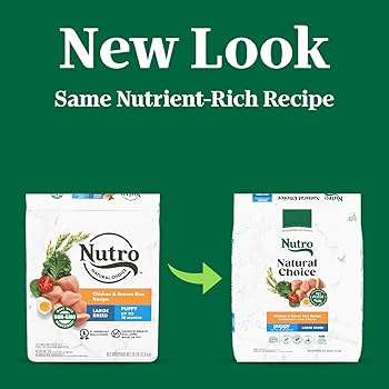 Nutro Natural Choice Large Breed Puppy Chicken & Brown Rice Dry Dog Food, 30 lb