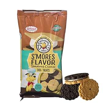 Exclusively Dog S'mores Sandwich Cremes Dog Treats - 8 oz Bag