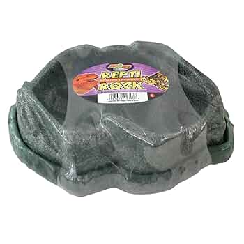 Zoo Med Repti Rock Food and Water Dish Combo, Large - Reptile Bowl Set