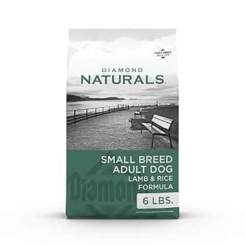 Diamond Naturals Small Breed Adult Lamb & Rice Formula Dry Dog Food, 6 lb
