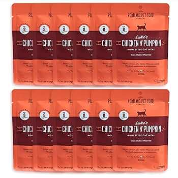 Portland Pet Food Company Luke's Chicken N' Pumpkin Wet Cat Food - 2.6 oz Pouch