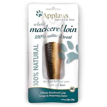 Applaws Mackerel Loin Cat Treats - 1.06 oz Pouch - Natural Single Ingredient Treat