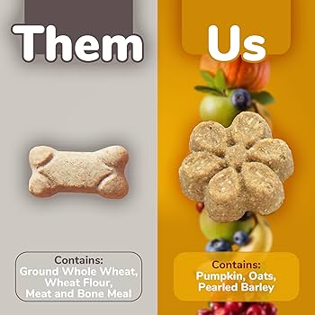Fruitables Pumpkin Banana Crunchy Dog Treats, 12 oz - Healthy & Low Calorie