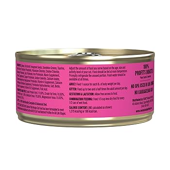 RAWZ 96% Salmon Pate Canned Cat Food, 5.5 oz - Natural, Grain-Free, High Protein Wet Food