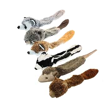 Multipet Bouncy Burrow Buddies Dog Toy, Assorted 20-inch, Stuffing-Free Plush with Squeakers