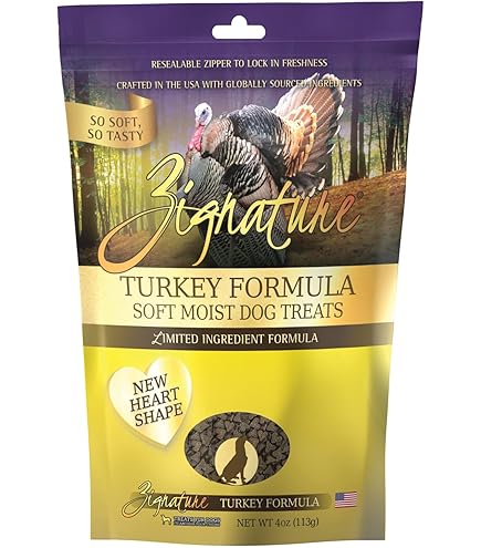 Zignature Ziggy Bars Turkey Dog Treats - 12oz Limited Ingredient Biscuits