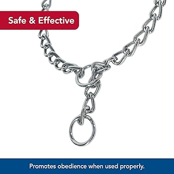 Coastal Titan Chain Training Dog Collar - 3.0mm x 20" - Heavy Chrome Choke