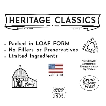 Evanger's Heritage Classic Beef It Up Dinner Wet Cat Food - 12.5 oz Can / 12.8 oz Can 12pk - Grain-Free Beef Recipe