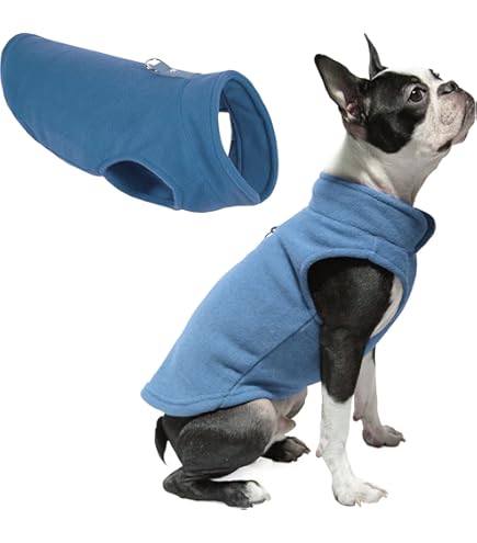 Gooby Fleece Vest Half Stretch Peach LG Dog Sweater