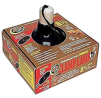 Zoo Med Dimmable Clamp Lamp - 8.5 Inch - Professional Series - Heat Lamp Fixture for Reptiles & Pets