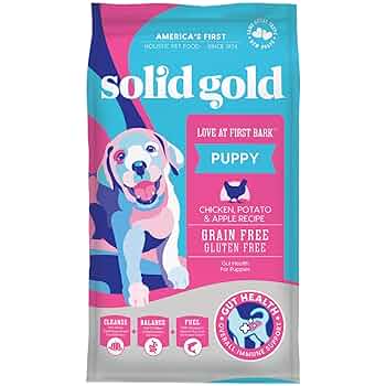 Solid Gold Love At First Bark Puppy Food - Chicken, Potato & Apple Recipe - 4lb Bag