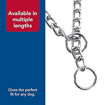 Coastal Titan Chain Training Dog Collar 4.0mm x 24" Chrome - Extra Heavy Duty