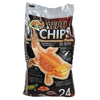 Zoo Med ReptiChips Reptile Bedding - Aspen Wood Chips, 24 Quart Heat-Treated Substrate
