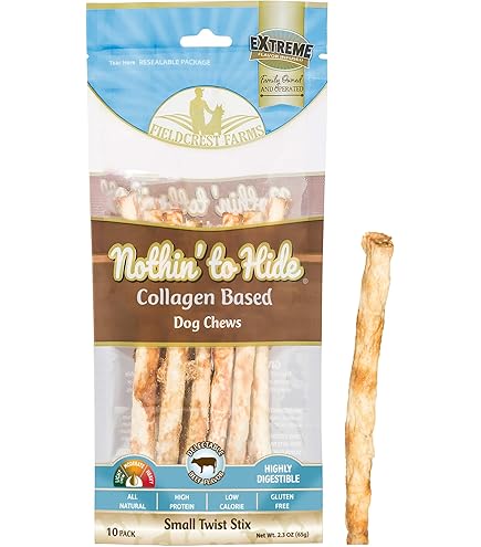 Nothin' to Hide Flip Chip Bacon Dog Chews - 8 Pack, Collagen Based, Highly Digestible