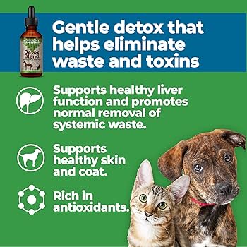 Animal Essentials Detox Blend - Liver Support for Dogs & Cats - 2 oz
