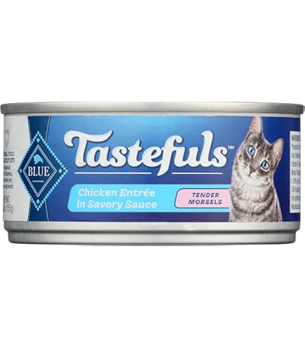 Blue Buffalo Tastefuls Adult Cat Chicken Entree in Gravy Morsels, 5.5 oz Wet Cat Food