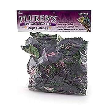Fluker's Repta-Vines Purple Coleus 6ft - Terrarium Vine for Reptiles & Amphibians