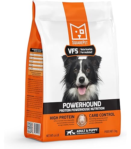 SquarePet VPS Powerhound Turkey & Chicken Dog Food Dry 4.4lb