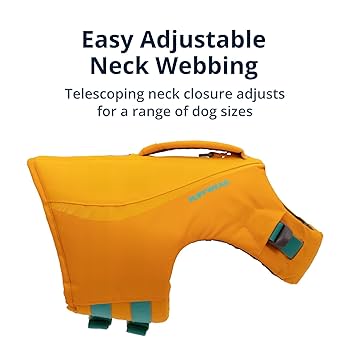 Ruffwear Float Coat Dog Life Jacket - Wave Orange (Large/X-Large) Premium Buoyancy Vest