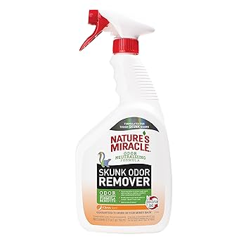 Nature's Miracle Skunk Odor Remover Citrus Scent for Dogs, 32 oz