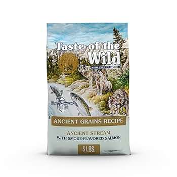 Taste of the Wild Ancient Stream with Smoked Salmon Dry Dog Food, 5 lb